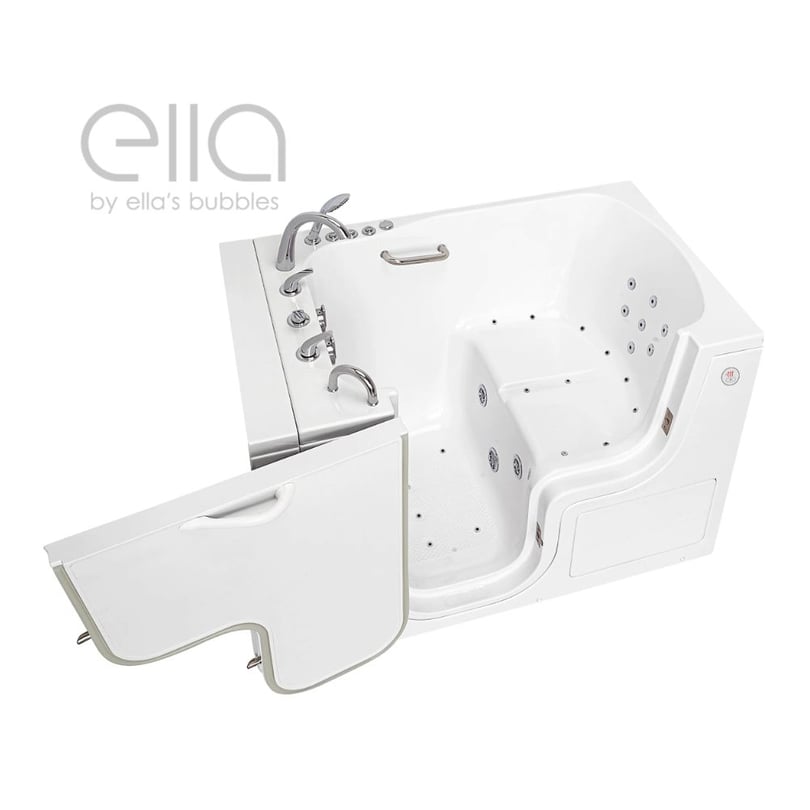 [SALE]  TransferXXXL Bañera con puerta abatible hacia el exterior, accesible en silla de ruedas - 36″ x 55″, tecnología de doble desagüe Número de serie 0182312 (Copy)