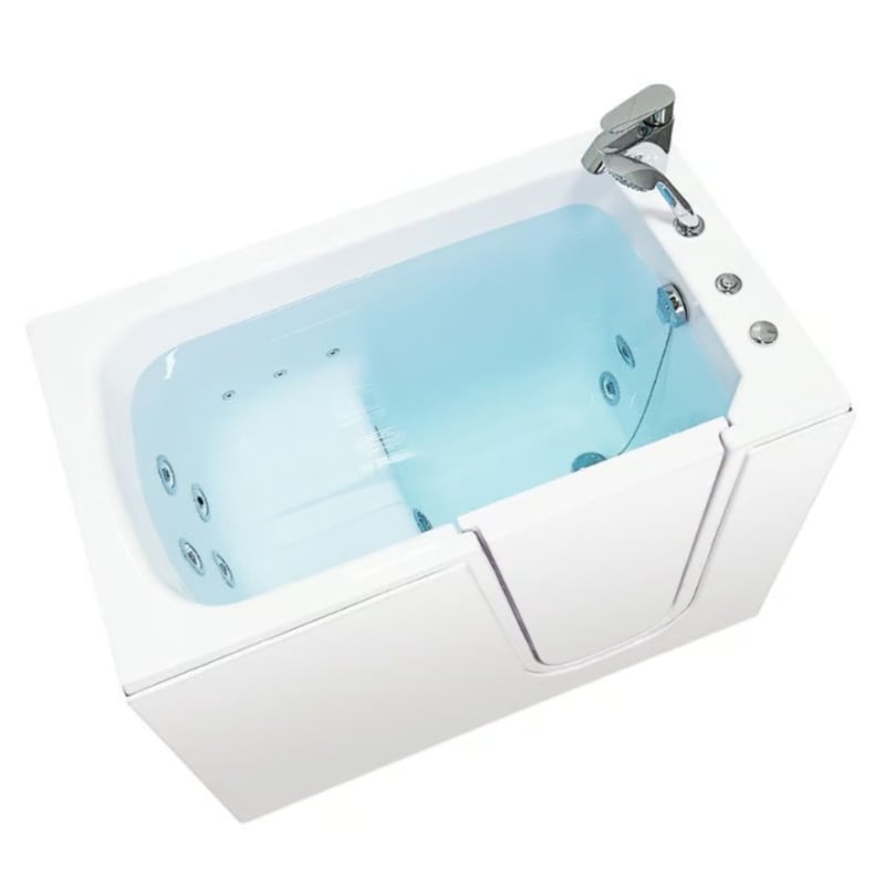 Clearance Ella Flow 28″x48″ Acrylic Hydro Therapy Massage Walk In Bathtub, RH door and drain, serial #00076 - Image 3