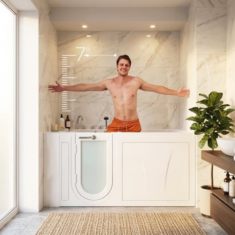 Ella's Bubbles Shak walk-in tub