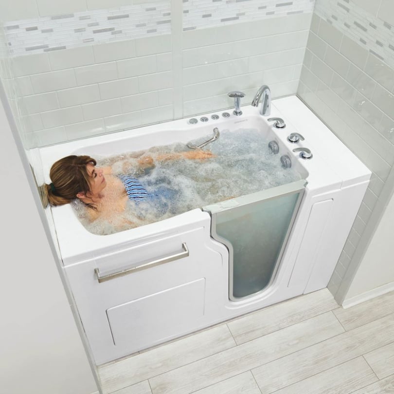 Clearance Bañera acrílica Ella Ultra 30″x52″ (76cmx132cm), tecnología de doble desagüe, nº de serie M1406 (Copy)