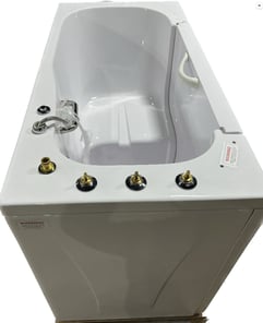 Bañera acrílica con puerta abatible hacia el exterior Transfer60 accesible en silla de ruedas - 30″An x 60″L Número de serie 4480819 - |