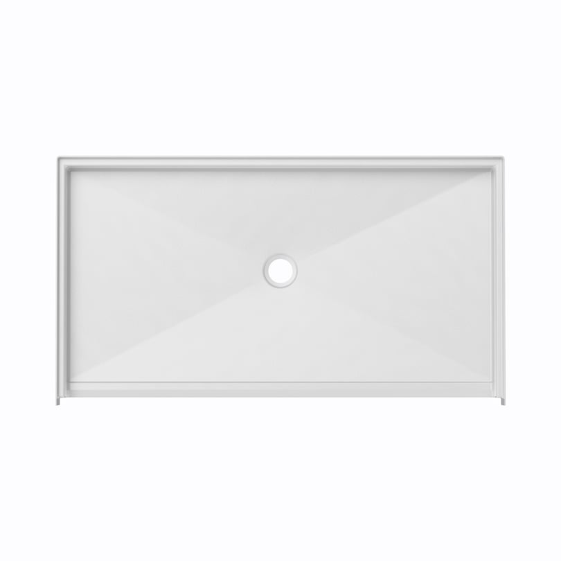 Ella Roll-in Wheelchair Accessible Shower Base 60x32 - Center Drain