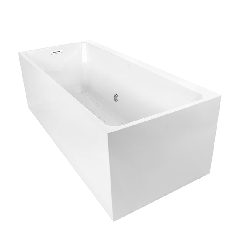 Bañera rectangular independiente acrílica Bali con terapia de microburbujas Infusion™ - 50% DE DESCUENTO
