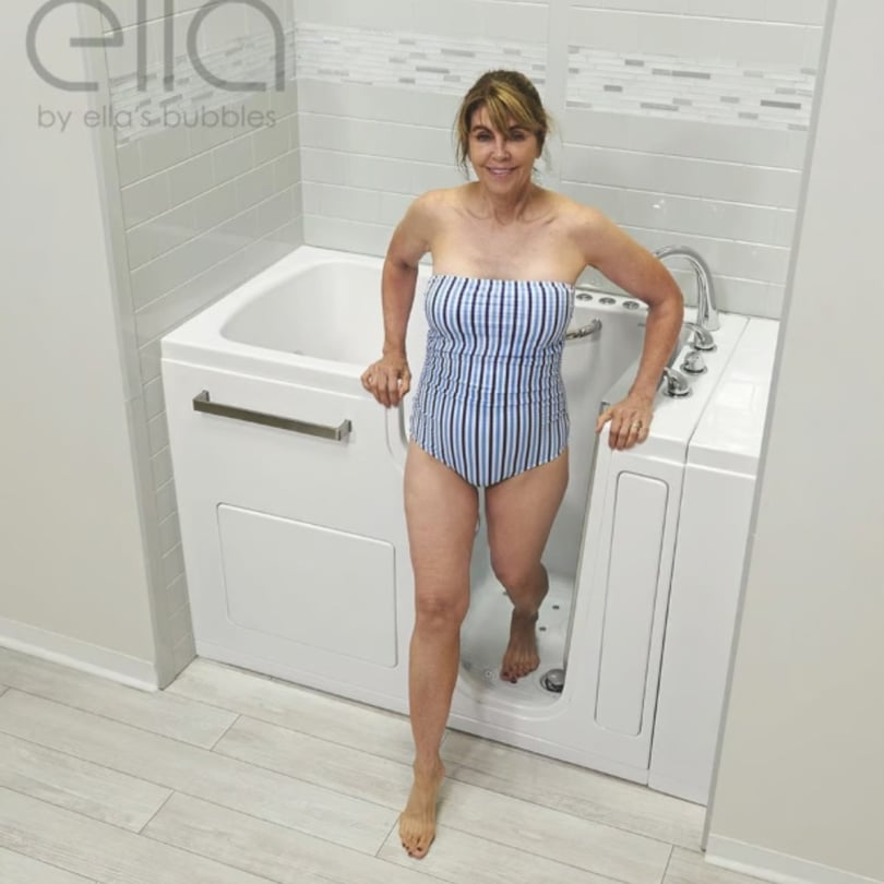 Clearance Ultra Acrylic Walk-In Tub 30″x52″ (76cmx132cm), Dual Drain Technology, RH serial #M1291 - Image 2