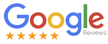 Google Reviews badge with five gold stars representing top-rated customer satisfaction for Ella's Bubbles