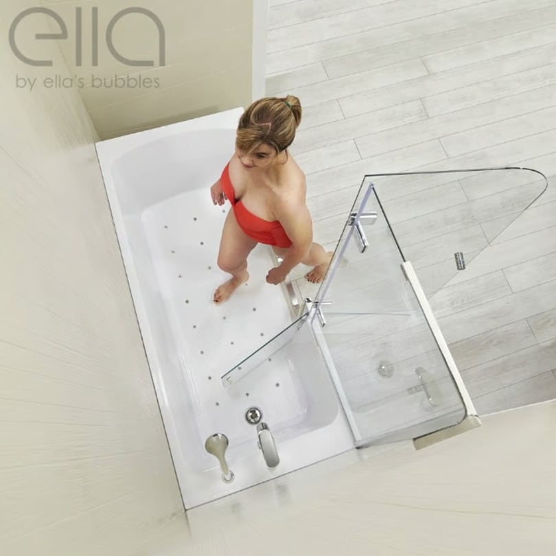 Liquidación Bañera acrílica Ella Laydown72 32″x72″, desagüe LH, nº de serie M471 - Image 2