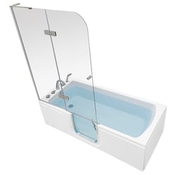 Lay Down Inward Swing Door Acrylic Walk-in Tub – 32″w X 72″l (81cm X 182cm)