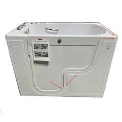 [SALE] TransferXXXL Bañera con puerta abatible hacia el exterior, accesible en silla de ruedas - 36″ x 55″, tecnología de doble desagüe Número de serie 0182312 (Copy) - |