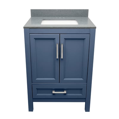 Meuble-vasque Nevado avec lavabo – plateau en marbre reconstitué ou en pierre de quartz -