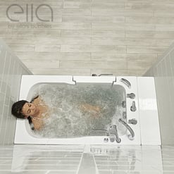 Monaco Outward Swing Door Acrylic Walk-in Bathtub – 32″w X 52″l (81cm X 132cm)