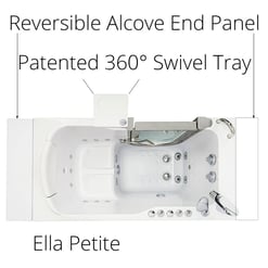 Petite Acrylic Walk In Tub 28″w X 52″l 71cm X 132cm 219