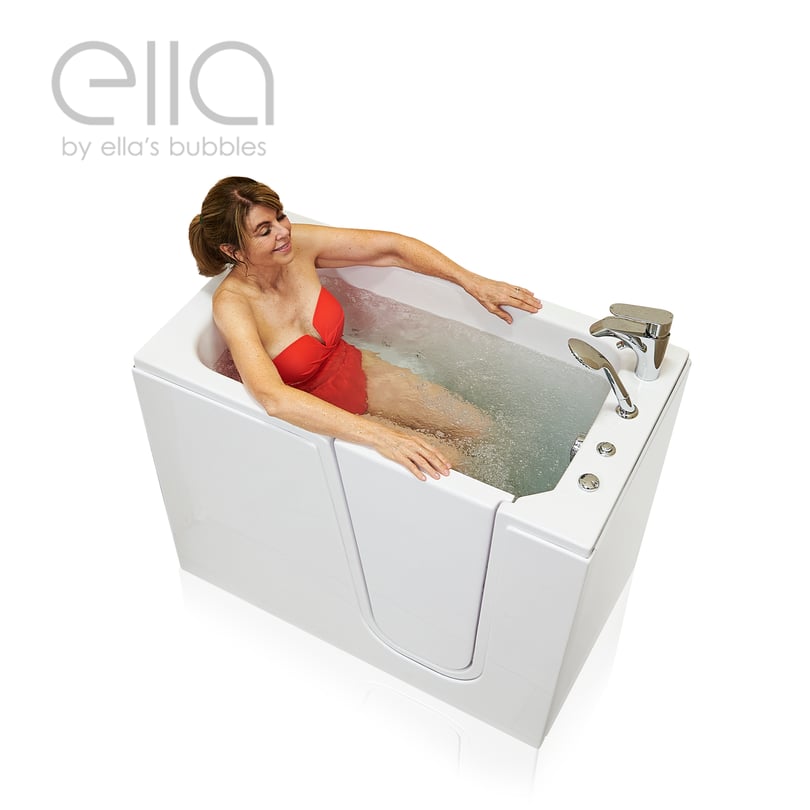 Ella Flow 28″x48″ Acrylic Hydro Therapy Massage Walk In Bathtub