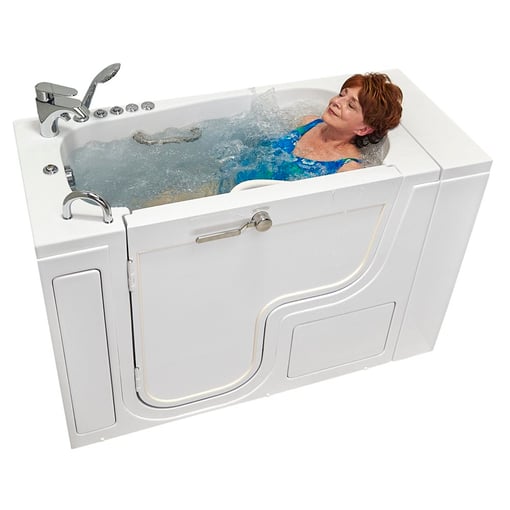 Transfer26 Outward Swing Door Wheelchair Accessible Acrylic Walk In Bathtub 26″w X 52″l 66cm X 132cm 91