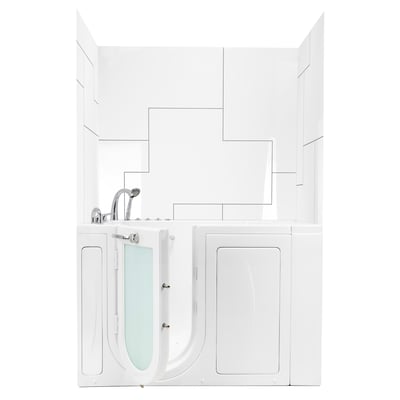 Motif UrbanMaze gravé CNC dans l’acrylique, kit d’habillage mural de baignoire à porte 3 panneaux 40" x 48" x 60" -