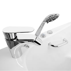 Ella Zen Acrylic Hydro Inward Swing Door Massage Walk in Tub 30"x52" - |