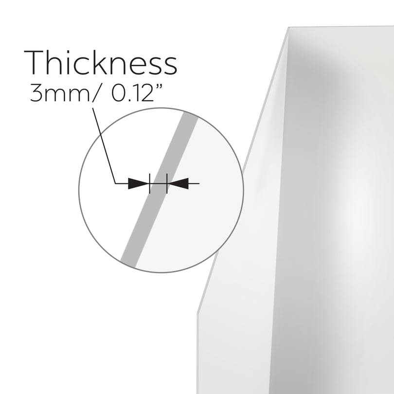 Acrylic Shower Wall Surround 3 Panel Kit - Image 7