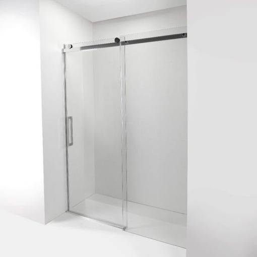 Beeos Mm Tempered Glass Sliding Shower Door 1 2