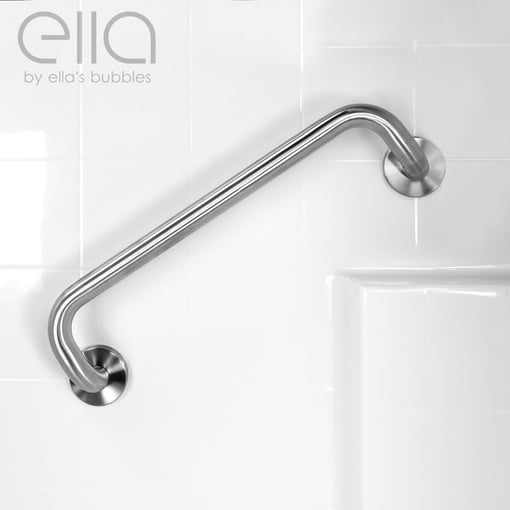 Brushed Nickel Grab Bar 01