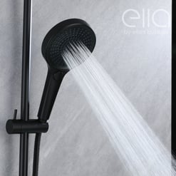 Waterfall Bathtub Faucet Wall Mount with 24" Slider and Hand Held Shower - |