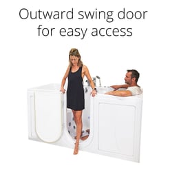 Big4two Two Seat Walk In Bathtub With Outward Swing Door Outward Swing Door For Easy Access