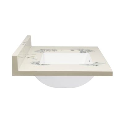 Plans de toilette en marbre de culture Ella -