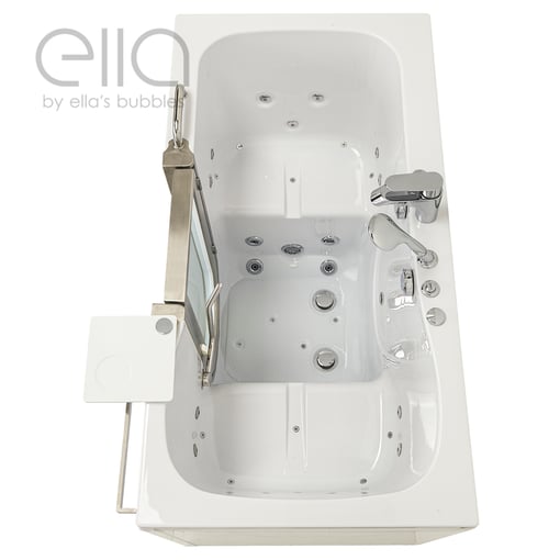 Ella Companion Two Seat Acrylic Walk-In Tub 81x152cm (32″x60″), Dual Drain Technology - |