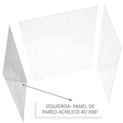 Las paredes de ducha sin lechada hechas de acrílico de alto brillo y paneles laminados fresados con CNC ofrecen una estética de lujo, una instalación rápida y una durabilidad de por vida