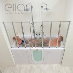 Big4Two Two Seat Acrylic Walk-In Bathtub 36″x80″ (91x203cm), Dual Drain Technology - |