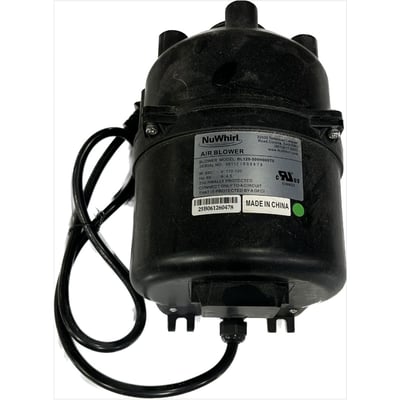 NuWhirl 500W air blower motor unit for walk-in tub air jet massage system with power cord