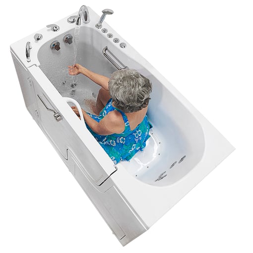 Transfer60 Wheelchair Accessible Walk-In tub – 30″ x 60″ (76 x 152cm), Dual Drain Technology