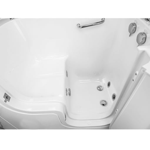 Transfer60 Wheelchair Accessible Walk-In tub – 76x152cm (30″ x 60″), Dual Drain Technology - |