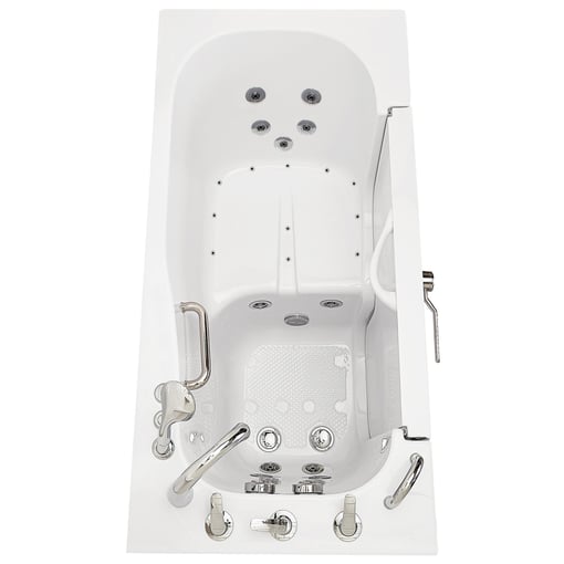 Transfer60 Wheelchair Accessible Walk-In tub – 30″ x 60″ (76 x 152cm), Dual Drain Technology