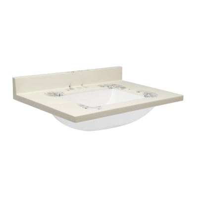 Plans de toilette en marbre de culture Ella -