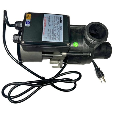 DXD walk-in tub whirlpool pump motor with power cord and plug - 0.75 HP replacement bathing system component