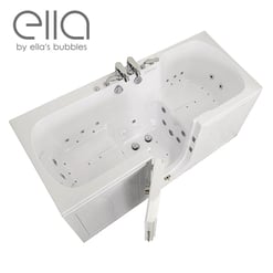 Big4Two Bañera de dos plazas con puerta abatible hacia el exterior, Aire + Hidromasaje + Masaje de pies independiente 36″x80″ Bisagra LH, +2x2P-FFF+ Asiento y respaldo calefactados. - |