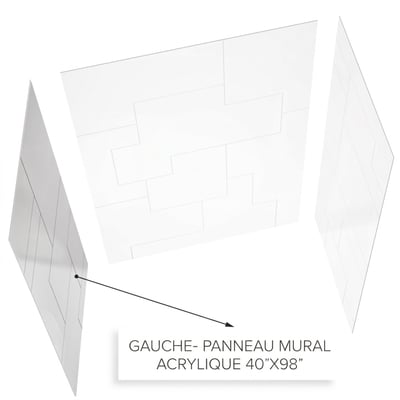 Les murs de douche sans joint en acrylique haute brillance et les panneaux stratifiés usinés CNC offrent une esthétique luxueuse, une installation rapide et une durabilité à vie.