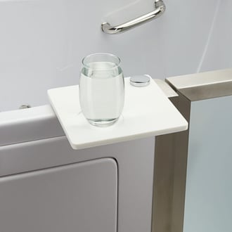 Plateau pivotant 360 breveté pour baignoires à porte 31