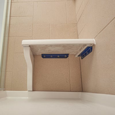 Siège de douche réversible en marbre de culture – 20 % de réduction 21