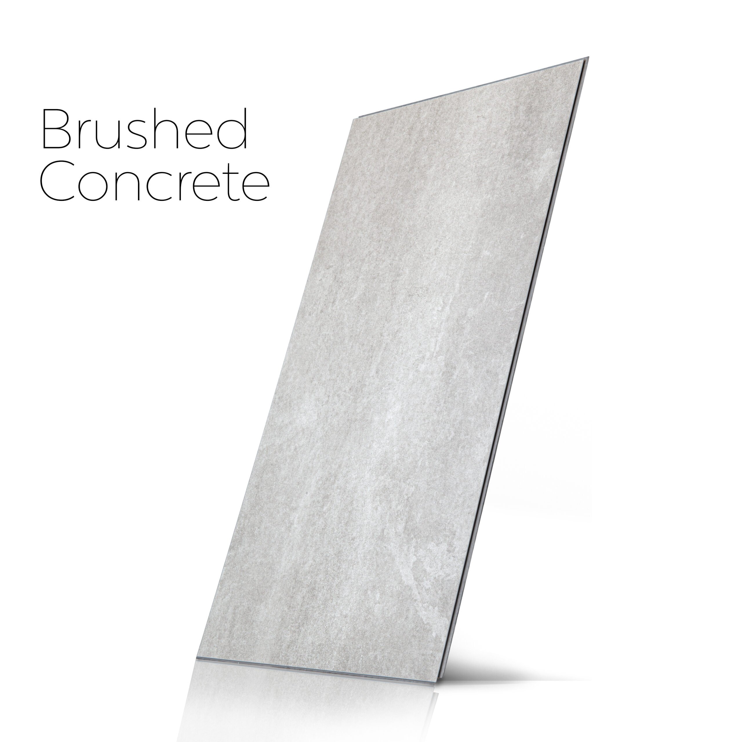 brushed-concrete-w-n Brushed Concrete wall panel color swatch showing light gray textured finish for accessible shower stalls