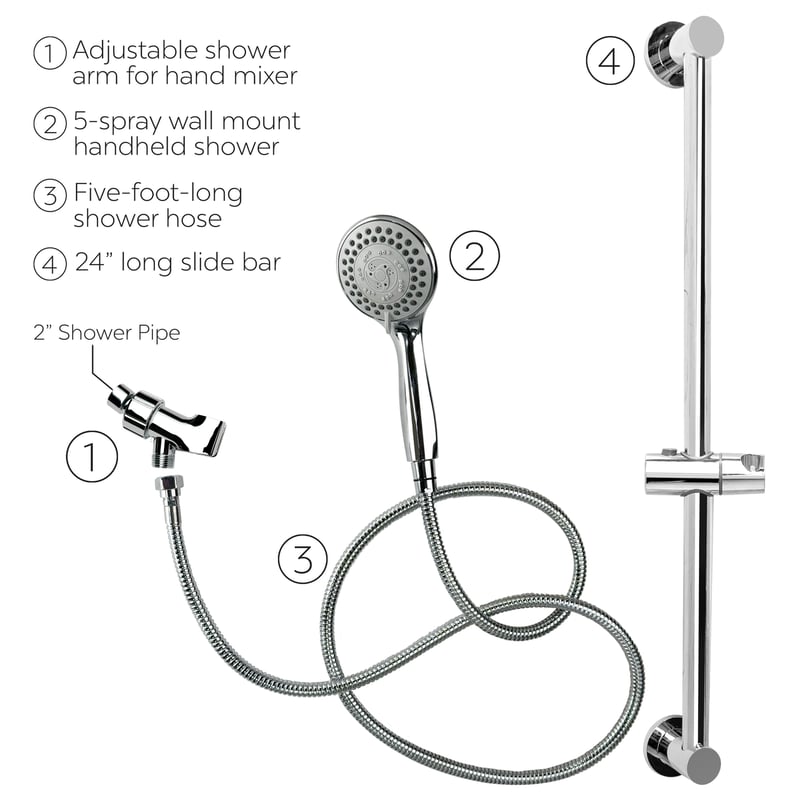 Shower Fixture Kit | Ella's Bubbles