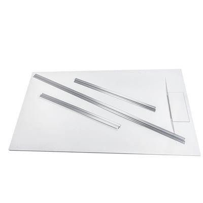 Plato de ducha reversible de perfil bajo Ella SMC de 36″ x 60″ -