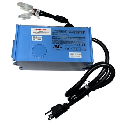 Unité de contrôle de chauffe-eau Touchstone Generation II avec cordon d'alimentation et connecteurs de fils pour installation de baignoire à porte