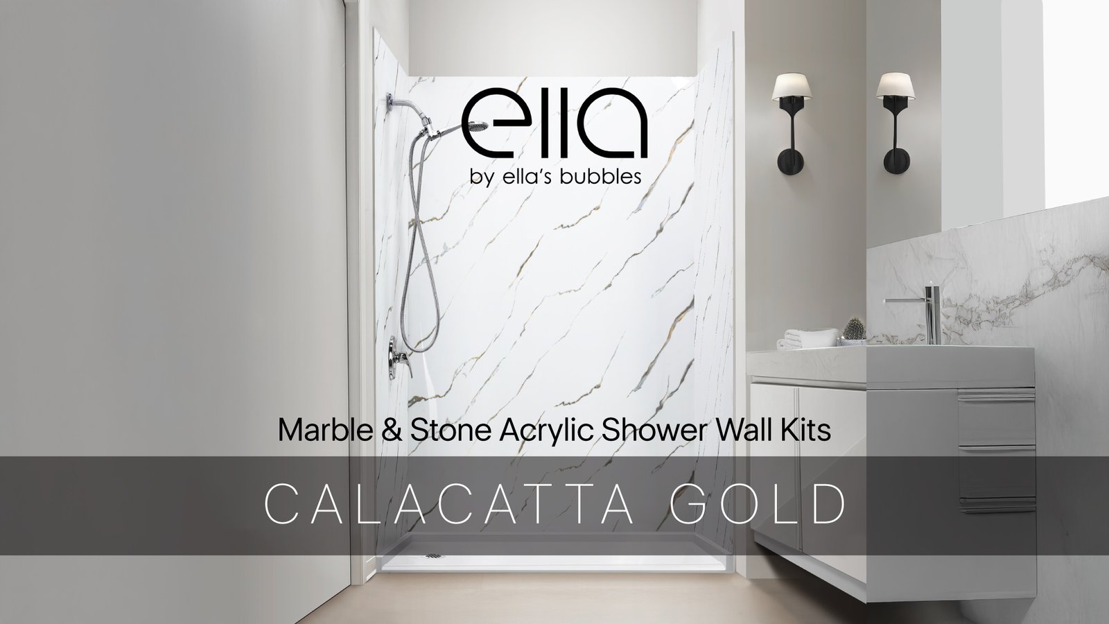 Marble & Stone Acrylic Wall Calacatta Gold