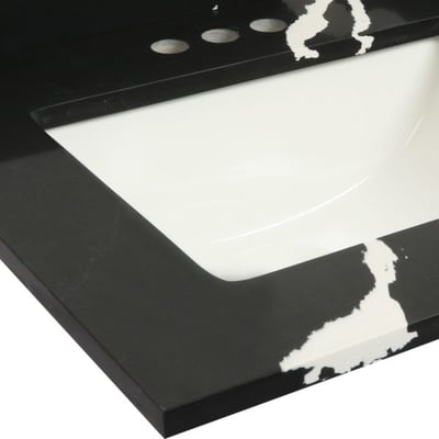 Plan vasque Galaxy Quartz avec lavabo -
