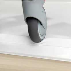 Collapsible Rubber Dam for Barrier Free Shower Bases - |