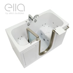 Ella Companion Two Seat Acrylic Walk-In Tub 32″x60″ (81x152cm), Dual Drain Technology - |