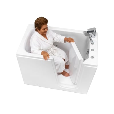 Ella Flow 28″x48″ Acrylic Hydro Therapy Massage Walk In Bathtub -