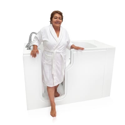 Ella Standard 30″x52” Acrylic Hydro Therapy Massage Walk In Bathtub -