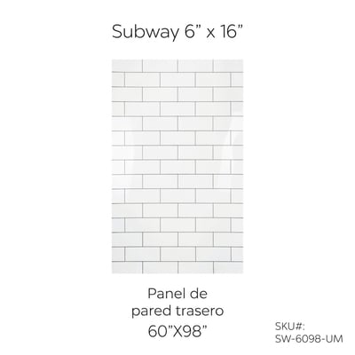 Los paneles de ducha acrílicos grabados por CNC con motivo de ladrillos que se envían en kits enrollables permiten a los propietarios lograr diseños sofisticados sin la complejidad de la instalación de azulejos