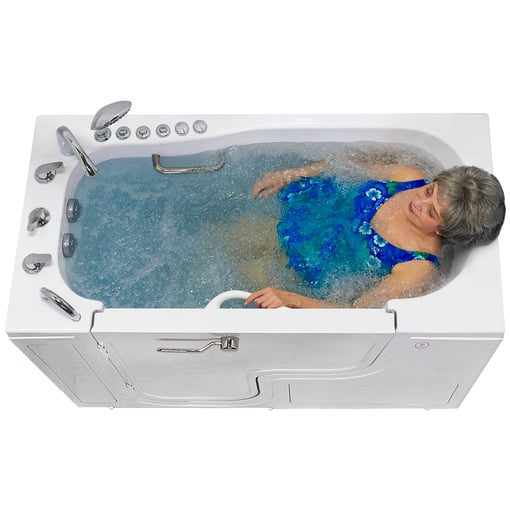 Transfer60 Wheelchair Accessible Walk-In tub – 76x152cm (30″ x 60″), Dual Drain Technology - |